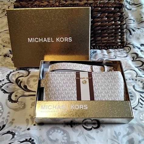 michael kors fanny pack belt|Michael Kors adjustable belt bag.